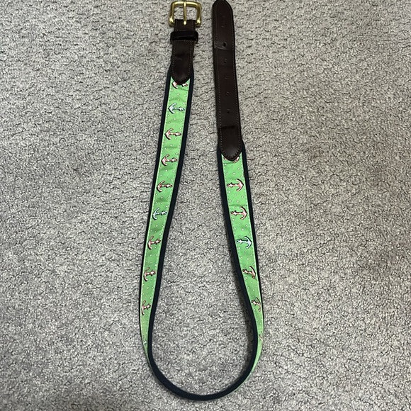 Vineyard Vines Mens Christmas Anchor Belt 36 - Picture 2 of 7